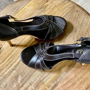 Ralph Lauren 7.5 (TISH) Dark Brown Tumbled Calf